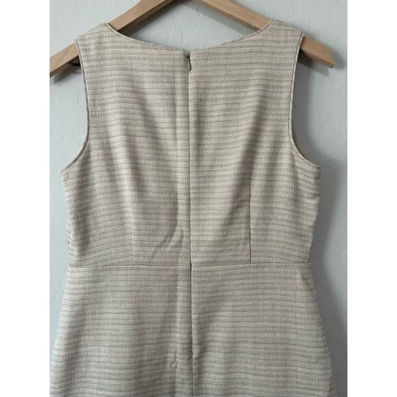 White House Black Market Beige Asymmetrical Dress - Picture 7 of 15